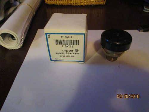Watts 1/2&#034; water service vacuum relief valve n36-m1 0138456 for sale