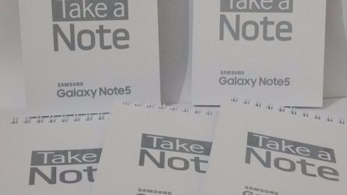 5x Notepads Sketchpad Sheet Memo Writing Limited edition - Samsung galaxy Note 5