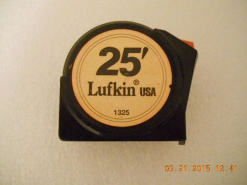 Lufkin Measuring Tape ~ 25 Ft. Self-Centering Tape Measure -USA