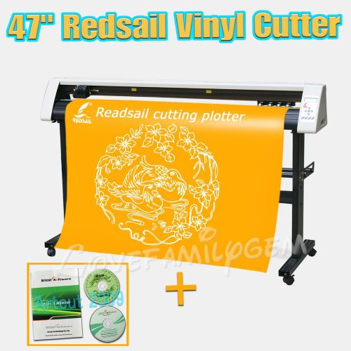 Wide format 48&#034; vinyl cutter sign cutting plotter redsail rs1360c+ artcut 2009 for sale