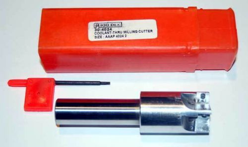 Micro 100 Micro-Dex 1-1/4&#034; x 5 FLT  Coolant APKT Indexable End Mill Cutter