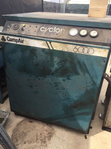 Compair 50hp cyclon 6000 air compressor with refrigerated dryer for sale