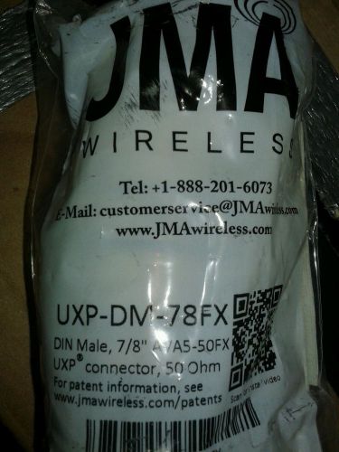 JMA wireless conector UPX-DM-78FX  7/8 din male 50 ohm