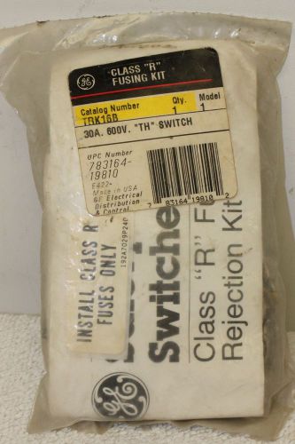 Ge trk16b class r fusing kit 20a 600v th switch **factory sealed** for sale