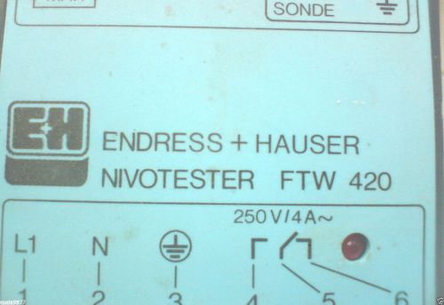 Transmitter Level ENDRESS + HAUSER NIVOTESTER FTW420 220V 4A