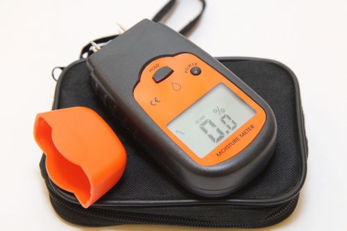 Digital wood moisture meter with bar-graph indicating lcd display tester device for sale