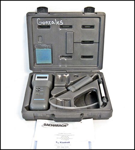 Bacharach Monoxor II Carbon Monoxide Tester complete with case and manual