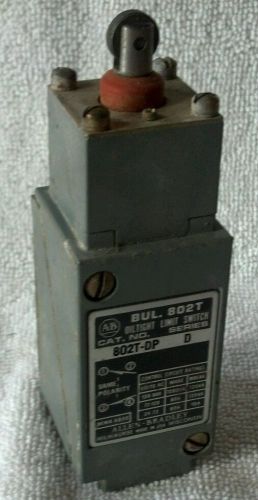 Allen Bradley 802T-DP D Oiltight Limit Switch BUL. 802T