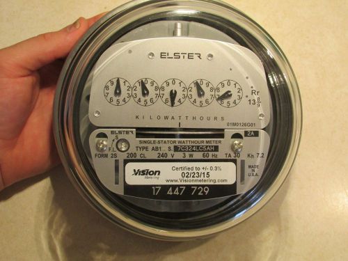 Elster Electric Meter Electromechanical Analog Standard Residential 7C324LC5AH