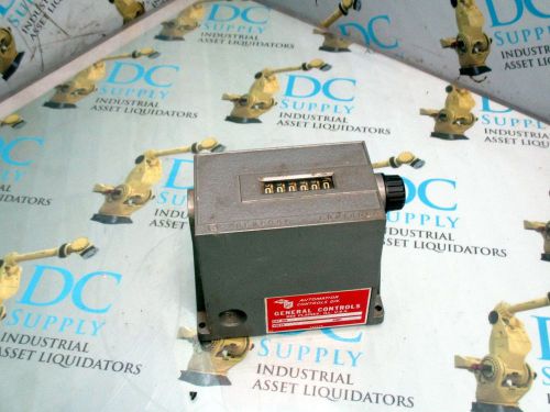 GENERAL CONTROLS CE800AS602 120V 60C 168 A 6 DIGIT COUNTER NEW