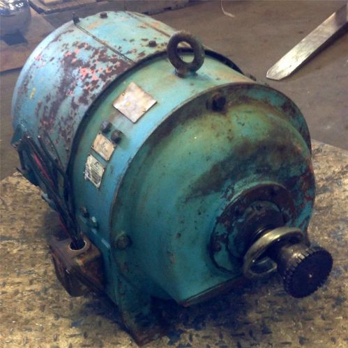 GENERAL ELECTRIC TYPE CD FRAME 83 230V 1150/2300RPM 10HP DC MOTOR 32A2886