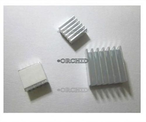 2 x one set of 3pcs adhesive aluminum heatsink kit for raspberry pi new #2625080