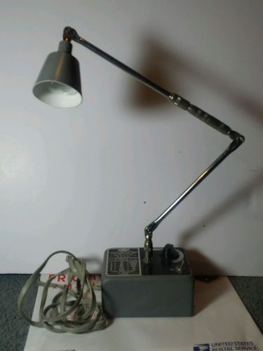 Vintage Roxter 5900 Industrial Lamp, Fully Articulates, RARE, 5 bright levels