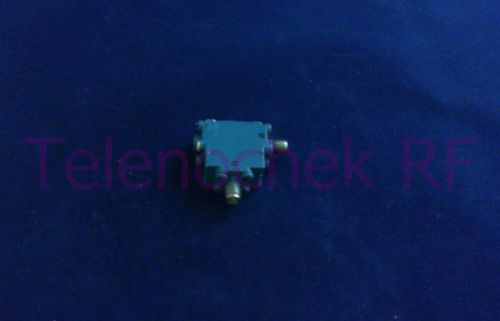 RF microwave single junction isolator 3500 MHz CF/ 1000 MHz BW/  20 Watt / data