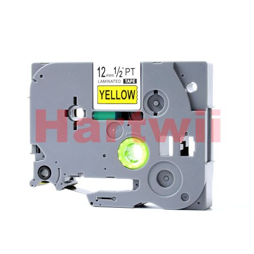 Brother tz-631 p-touch  compatible black on yellow label tape 9mm 8m tze631 for sale