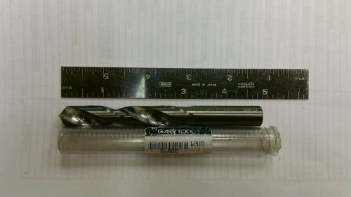 New GARR 1/2 inch Solid Carbide Drill