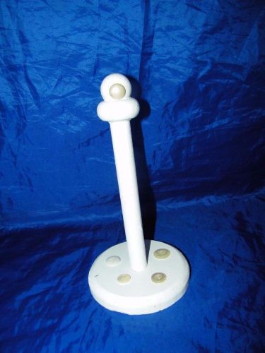 Vintage Wood Hat Stand Cottage White Chippy Shabby but Chic 13587