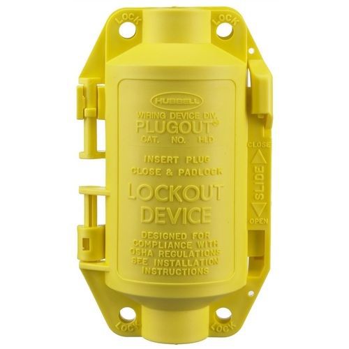 Hubbell plugout electrical plug lockout device hld for sale