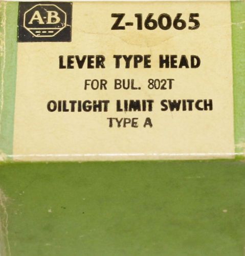 ALLEN BRADLEY Bulletin 802T Limit Switch Lever Type Head  Z 16065