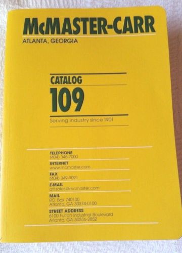 McMaster-Carr Atlanta Catalog 109 (2003)