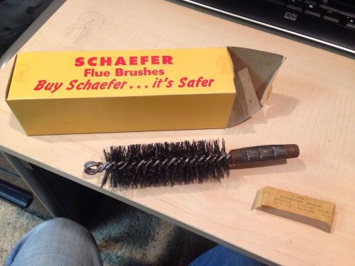 2 Schaefer Flue Brushes #43314 1-1/2&#034; Diameter X2