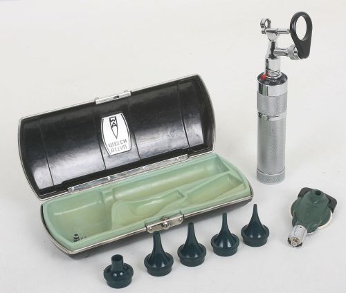 Welch Allyn OTOSCOPE OPTHALMOSCOPE PORTABLE DIAGNOSTIC SET Rechargable XLNT