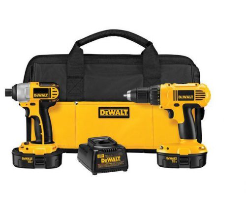 Dewalt 18-volt nickel cadmium drill/drive cordless tool combo kit set and case for sale