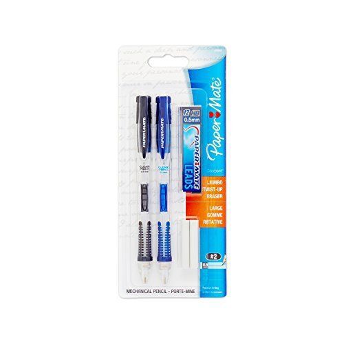 Paper mate clear point 0.5mm mechanical pencil starter set assorted color new for sale