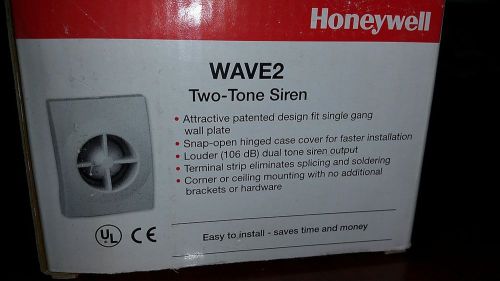 Honeywell Wave2 Two-Tone Siren ***** New in Box****