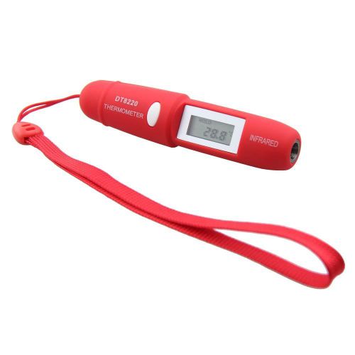 Mini Type Non-Contact Infrared Laser IR Digital LCD Thermometer Pen + Battery