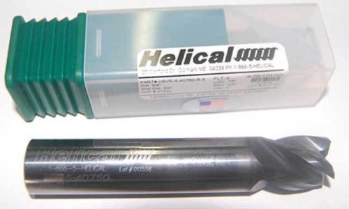 Helical 3/4&#034;x7/8 vari. pitch carbide high perf. end mill w/cr-stainless,titanium for sale