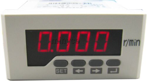 Digital Line Speed Meter Rotational speed counter Tachometer AC/DC110-220V power