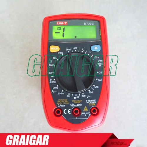 (10 units price) Palm Size Digital Multimeters UNI-T UT33C Super Mini Pocket