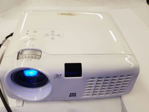 Optoma HD70 HD DLP Home Theater Projector 167 Lamp Usage Hours Only.