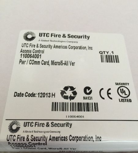GE Access Control 110064001 PWR COmm Card