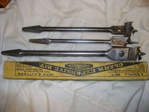 LOT OF 4 VINTAGE EXPANSIVE DRILL BITS