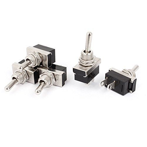 uxcell 25A Car On/Off 2 Position Toggle Switch 5 Pcs