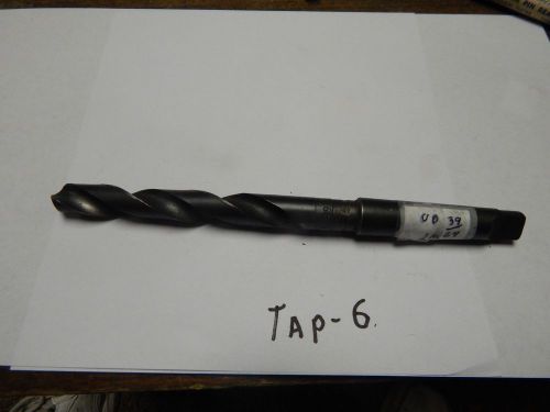 Ub  39/64&#034; x  2 taper shank twist drill bit for sale