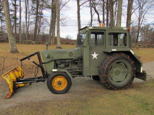 Ford 2000 military tractor with fisher plow with automatic transmission for sale
