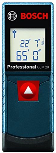 Bosch GLM 20 Compact Laser Measure With Backlit Display, 65&#039;