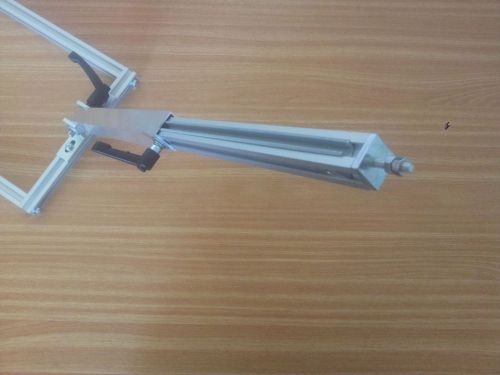 Telescopic pole &#034;universal&#034; 25x25mm with base frame, aluminum, stroke 250mm for sale