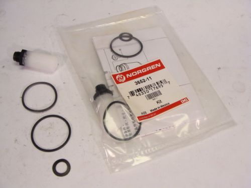 New norgren pneumatic / compressed air filter element &amp; seal repair kit 3652-11! for sale