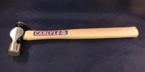 Carlyle 16 OZ 13 3/4&#034; Wood &amp; Steel Ball Peen Hammer Model HWBP16