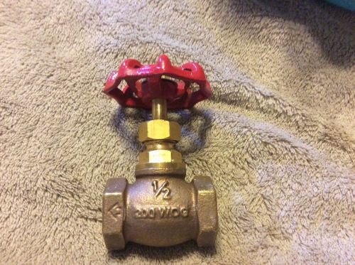 Milwaukee 1/2&#034; globe valve 200 wog for sale