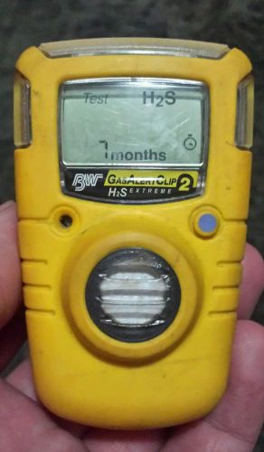 BW Gas Alert Clip H2S Extreme 2 12 months left *free shipping