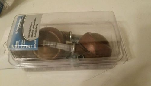 Shepherd  19354 &#034;2-pack&#034;  brass  2&#034; hooded ball casters. new! free shipping! for sale