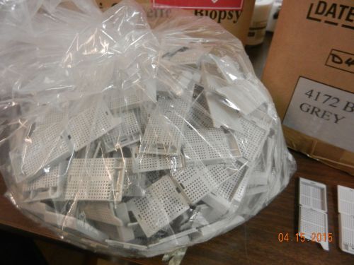Biopsy Cassette Sakura Tissue-Tek # 4172  Grey Plastic 250 pcs NEW
