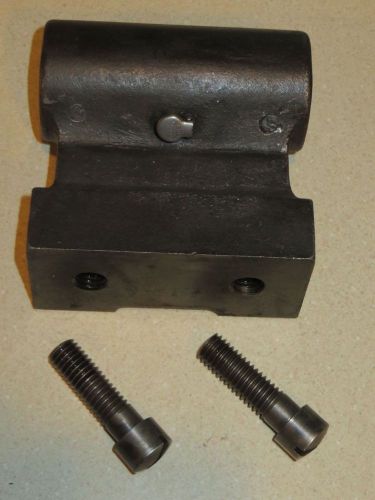 Original 16&#034; south bend lathe lead screw bracket with mounting screws oil cap for sale