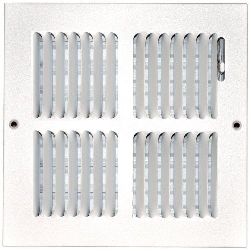 Speedi-Grille SG-88 CW4 8-Inch by 8-Inch White Ceiling/Sidewall Vent Register
