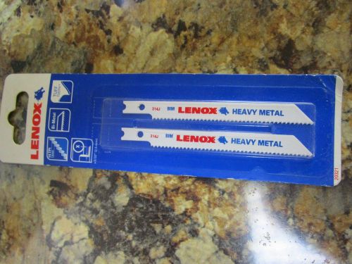 Lot of 5 Jigsaw Blades - 2-Pack Lenox 20321 314J 3&#034; 14 TPI U-Shank Metal Cutting